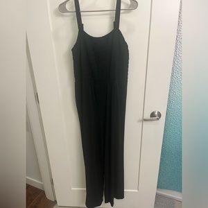 Black comfy jumpsuit good for dressing up or keeping casual